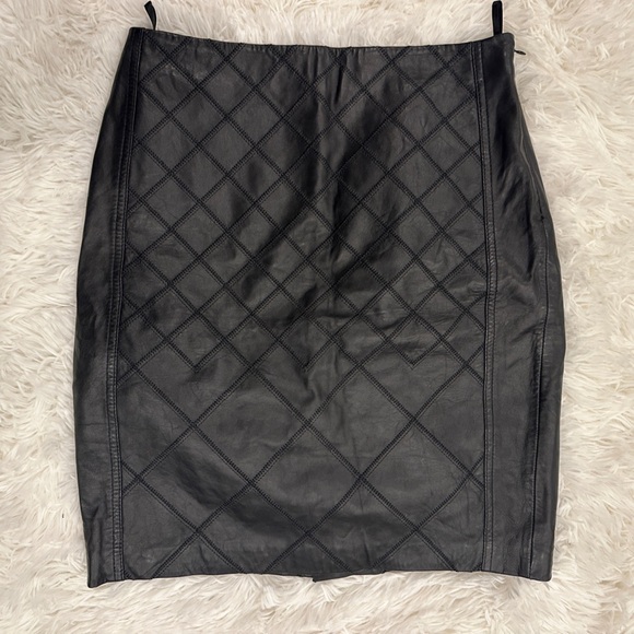 White House Black Market Dresses & Skirts - White House black  market leather skirt | size 4